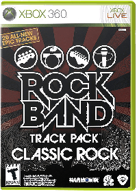 Rock Band Classic Rock Track Pack PAL Xbox 360 box art